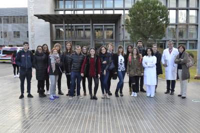 Visita de estudiantes al Hospital General