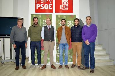 Ernest Blanch se reúne con los 5 secretarios comarcales electos en el proceso de primarias