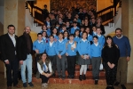 Els alumnes de la Fundació Flors visiten l'ajuntament