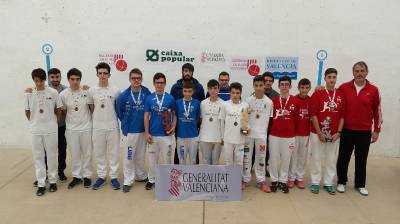 Alex en juveniles y Diego en cadetes, campeones provinciales de galotxa