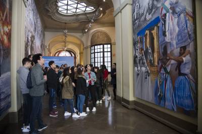 La Diputación muestra a los más pequeños los valores de la provincia con un programa de visitas guiadas al Palacio Provincial