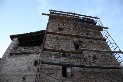 Portell avanza en la rehabilitación de Casa Abadía y la muralla