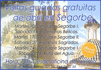 Visitas turísticas gratuitas en Segorbe para divulgar su historia