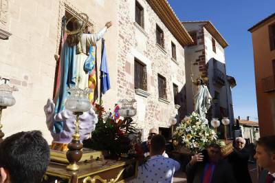 La procesión del Encuentro cierra la Semana Santa en Vilafamés