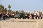 La Guardia Real congrega a miles de personas durante sus exhibiciones en Borriana