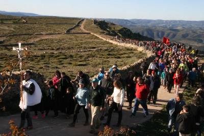 Tot preparat a Castellfort per a rebre a Els Catinencs