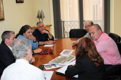 Borriana i Adif perfilen les actuacions per al condicionament definitiu de la zona de l'estació de trens