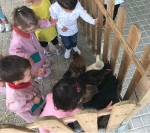 La granja móbil del Tio Miguel visita l'escola infantil municipal d'Almenara
