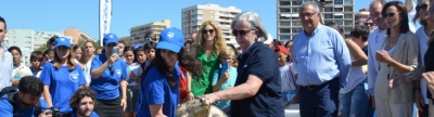 La playa de La Concha de Oropesa devuelve al mar a la tortuga 'Donosti', amputada de una aleta