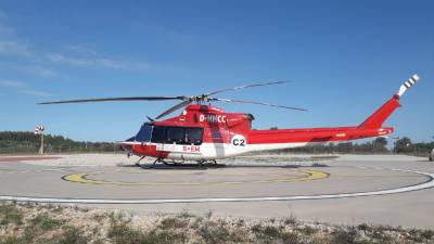 La brigada helitransportada de emergencias aterriza en Tírig