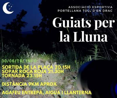 Caminada a la llum de la lluna a Portell