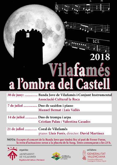 La Banda Jove enceta el cicle 'Vilafamés, a l'ombra del Castell'