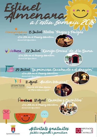 L'Estiuet 2018 omplirà d'actuacions familiars la platja Casablanca