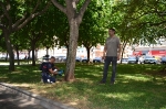 El Ayuntamiento de la Vall d?Uixó trata los árboles con una nueva técnica de endoterapia 