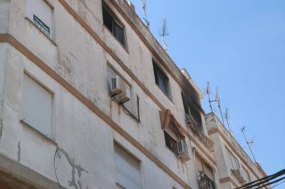 Se quema un piso en las proximidades del Río