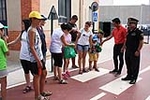 La asociación AANTEA visita el parque de Educación Vial de Almassora