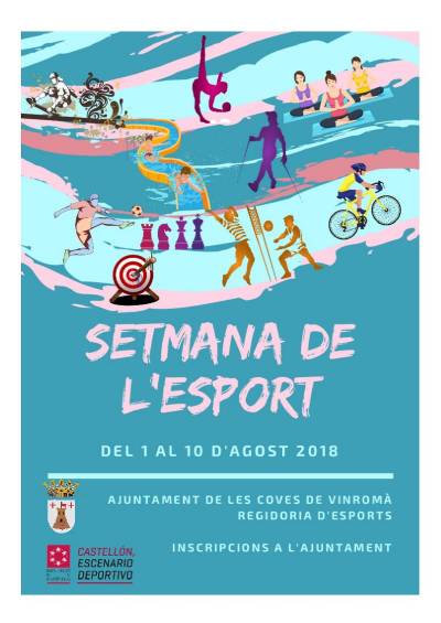 Les Coves de Vinromà impulsa la I Setmana de l'Esport amb activitats per a tots els públics