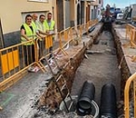 El Ayuntamiento de La Vilavella y FACSA renuevan la red de saneamiento de la calle Horta