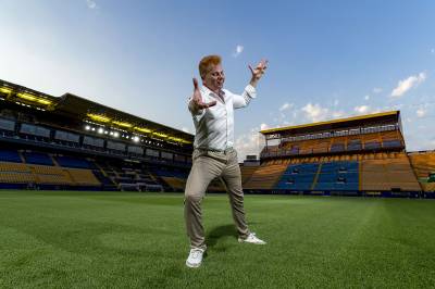 Mago Yunke en el Estadio de la Cerámica