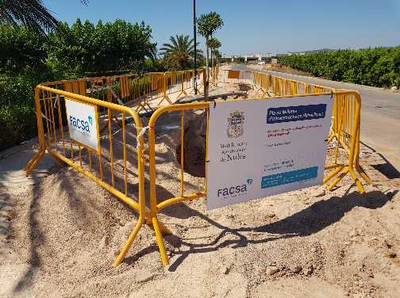 Finalitzen els treballs d'ampliació de la xarxa de distribució d'aigua potable a Mascarell
