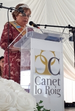 Virtudes Roig proclamada Reina de la Tercera Edat de les Festes de Canet lo Roig