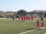Cinquanta xiquets participen en el Campus de Futbol de La Llosa