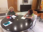 Virginia Martí traslada a Soledad Ten el acuerdo en la Diputación de Castelló sobre las desaladoras de cara al próximo pleno