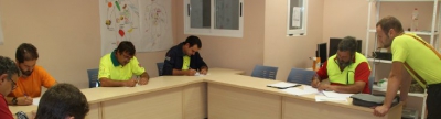 Primer examen para el carnet 1 de motoserrista europeo en la Mancomunidad Espadán Mijares