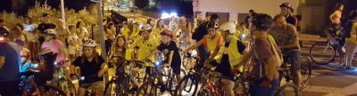 La Vall d'Uixó cierra la setmana de la mobilitat con una marcha nocturna