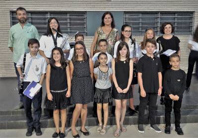 La Agrupació Filharmònica Borrianenca suma doce nuevos músicos en el adelanto de la celebración de Santa Cecilia