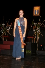 Roser Mondragón ja és la Reina de les festes patronals de la Sagrada Familia de La Vall d'Uixó
