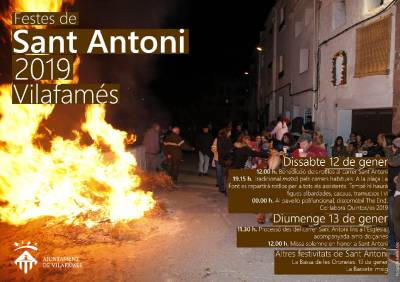 Vilafams inicia el prximo sbado el ciclo festivo de Sant Antoni