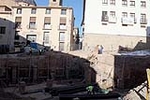 Las obras de reurbanización de la plaza Sinagoga de Onda avanzan a buen ritmo