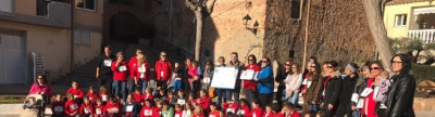 El CEIP Castro d’Alfondeguilla celebra el dia de la Pau amb una marxa a benefici d'Aspanion