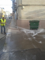 L'Ajuntament neteja en profunditat els carrers després de les festes