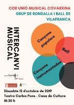 Intercanvi musical el dissabte 12 a Vilafranca