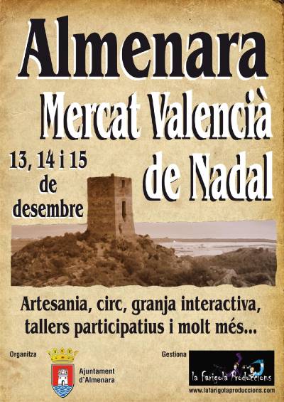 60 expositores se citarn en el Mercat Valenci de nadal de Almenara