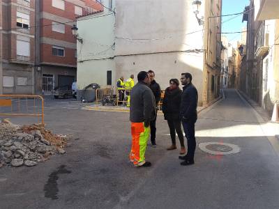 L'Alcora emprén les obres de renovació urbana del carrer Del Mig i la plaça Caragol