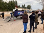 Els alumnes de quart d'ESO de l'IES Almenara coneixen les utilitats del cinturó de seguretat amb un simulador de bolcada