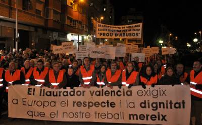 Borriana noliejarà transport gratuït per a la Manifestació en defensa de la Citricultura del pròxim dilluns