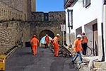 Comencen les obres del carrer La Muralla de Morella