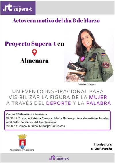 Patricia Campos i Marta Mateos presenten el programa 'Supera-T' a Almenara