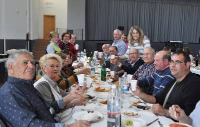 Los jubilados de Vall d'Alba celebraron la tradicional Matanza del Cerdo