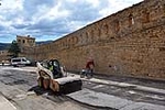 Recta final de les obres del carrer de La Muralla de Morella