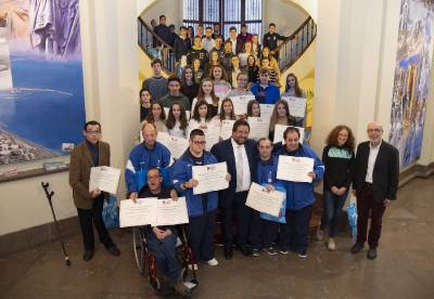 La Diputación impulsa la actividad de los mejores deportistas de la provincia al aprobar 112 becas por 275.000 euros