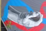 El trinquet del Sindical ja llueix mural