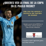 L'Ajuntament d'Almenara instal·larà una pantalla per a veure la final de copa en el Paulo Freire