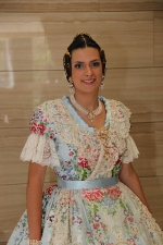 Les candidates a Reina Fallera de Burriana, amb tratge regional