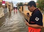 Fuertes lluvias obligan a actuar a los bomberos en Benicarló y Peñíscola