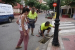 El Ayuntamiento de Oropesa del Mar trabaja en la limpieza de imbornales cara a la temporada de lluvias